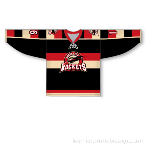 Wholesale Blank Quick Dry Adult Mens Team Canada Hockey Jersey